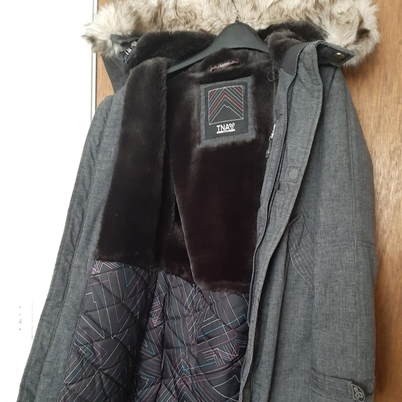 TNA grey parka - Picture 1 of 7